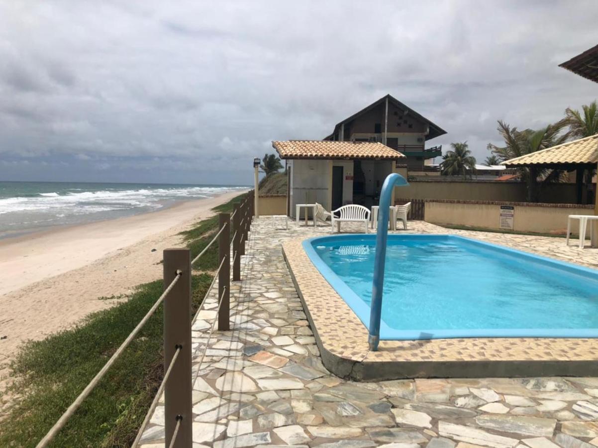 Casa de praia em condomínio à beira mar Barra de São Miguel Exterior foto