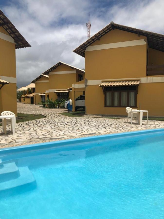 Casa de praia em condomínio à beira mar Barra de São Miguel Exterior foto