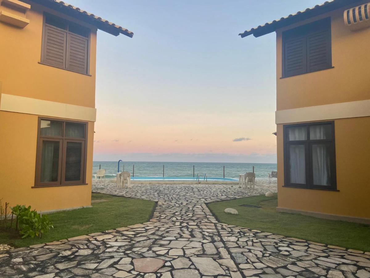 Casa de praia em condomínio à beira mar Barra de São Miguel Exterior foto